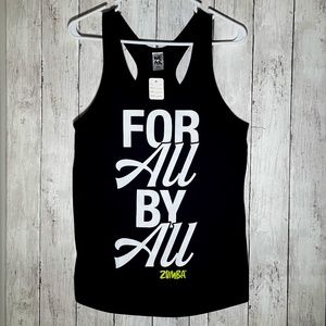 Zumba For All By All Racerback Tank - Spicy Small